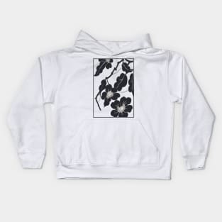 Black Flower | Seneh Design Co. Kids Hoodie